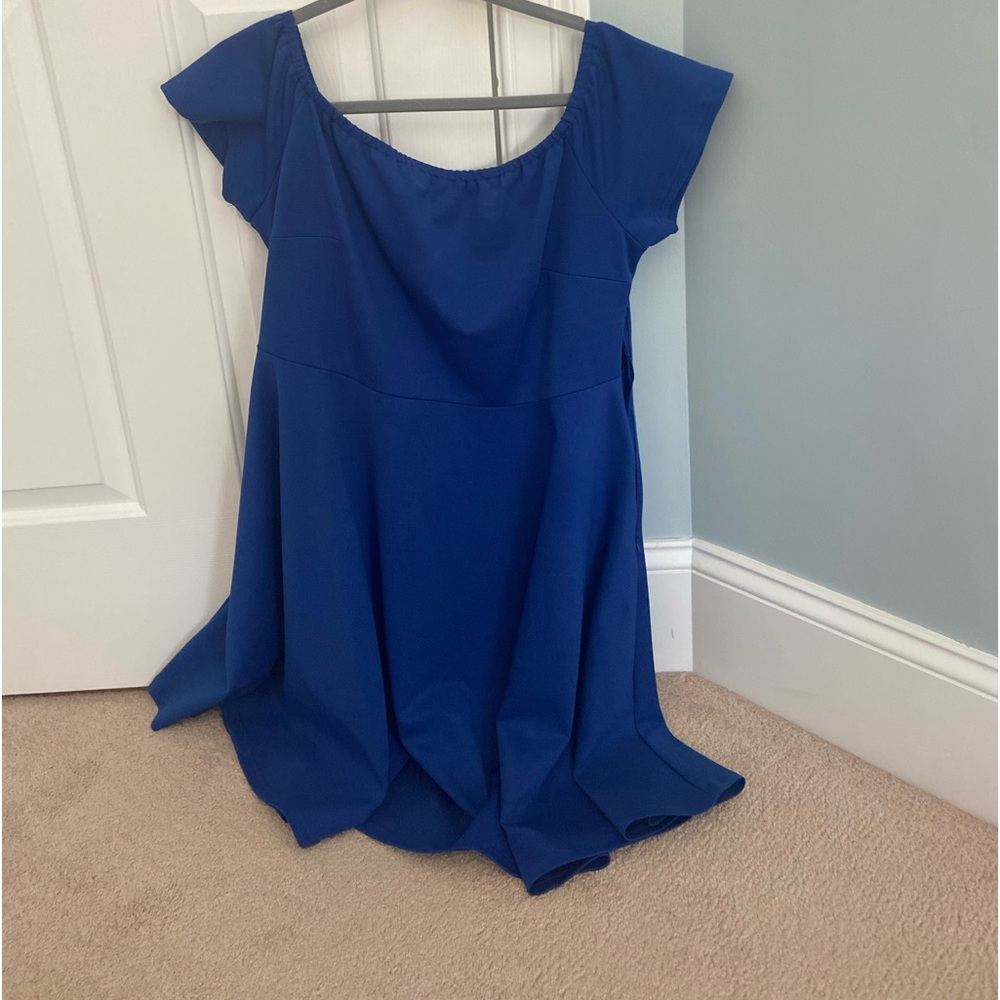 Off-the-shoulder HOCO dress